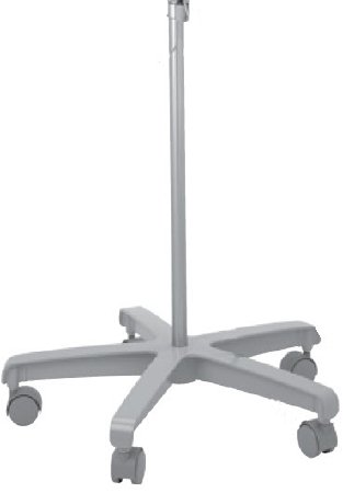 Stand Moblie Telescopic 5 Legged Chrome Installed Mounting Brackets for Hyfrecator® 2000 by Conmed Corporation  ID 7-900-1